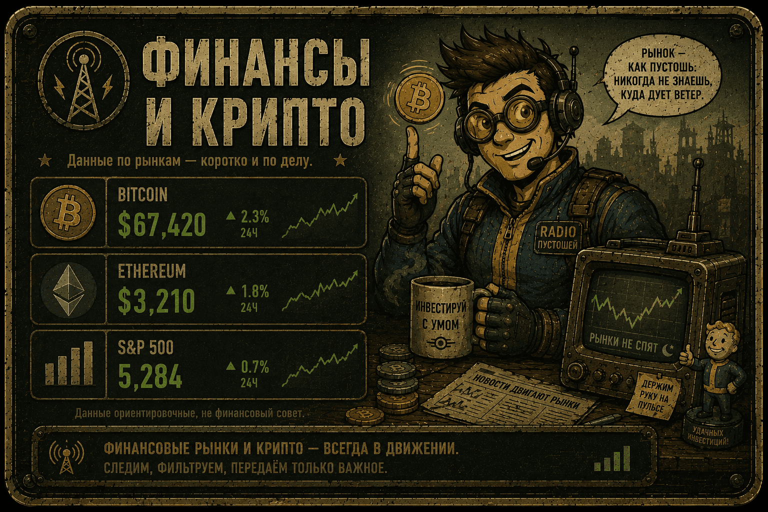 Сигнал · Крипта — крипта, рынки, финансы: котировки, индексы и главное по рынкам.