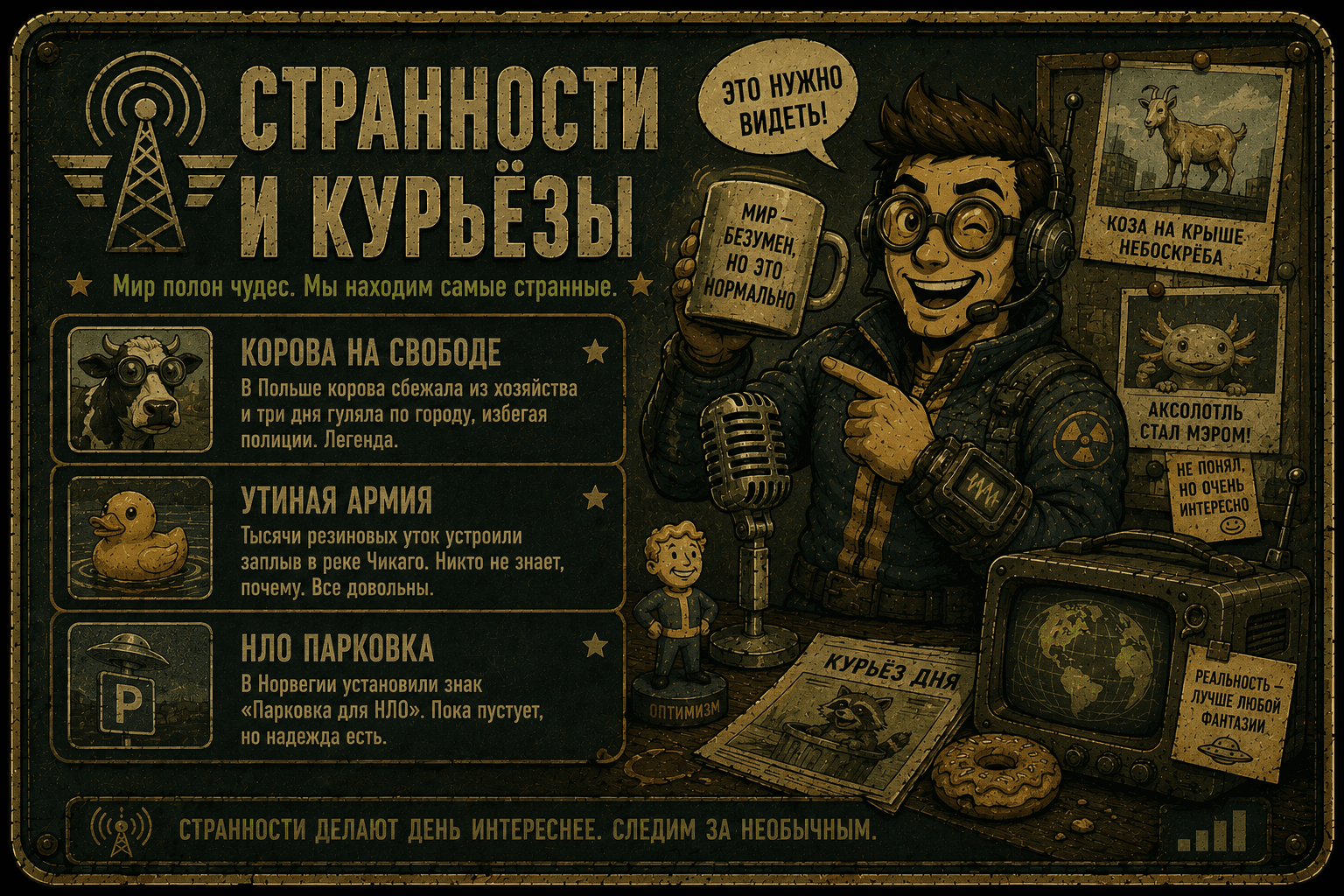 Сигнал · Пустоши — курьёз и эфир: смешные и странные истории.