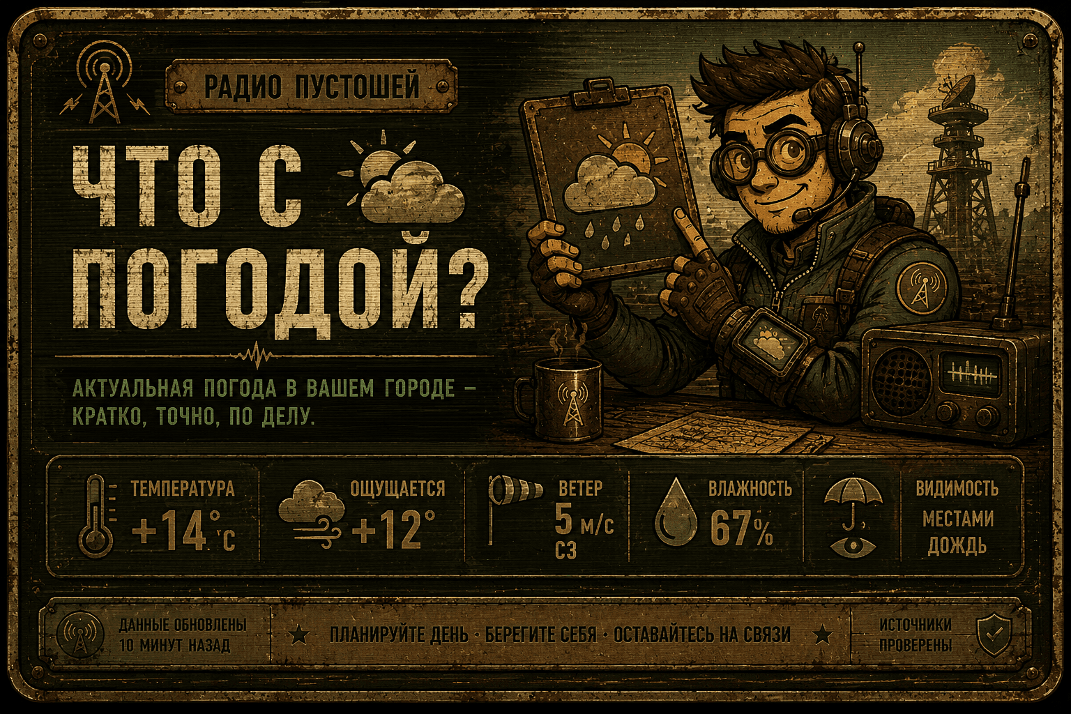 Сигнал · Погода — небесная разведка: штормы, риски, прогноз.