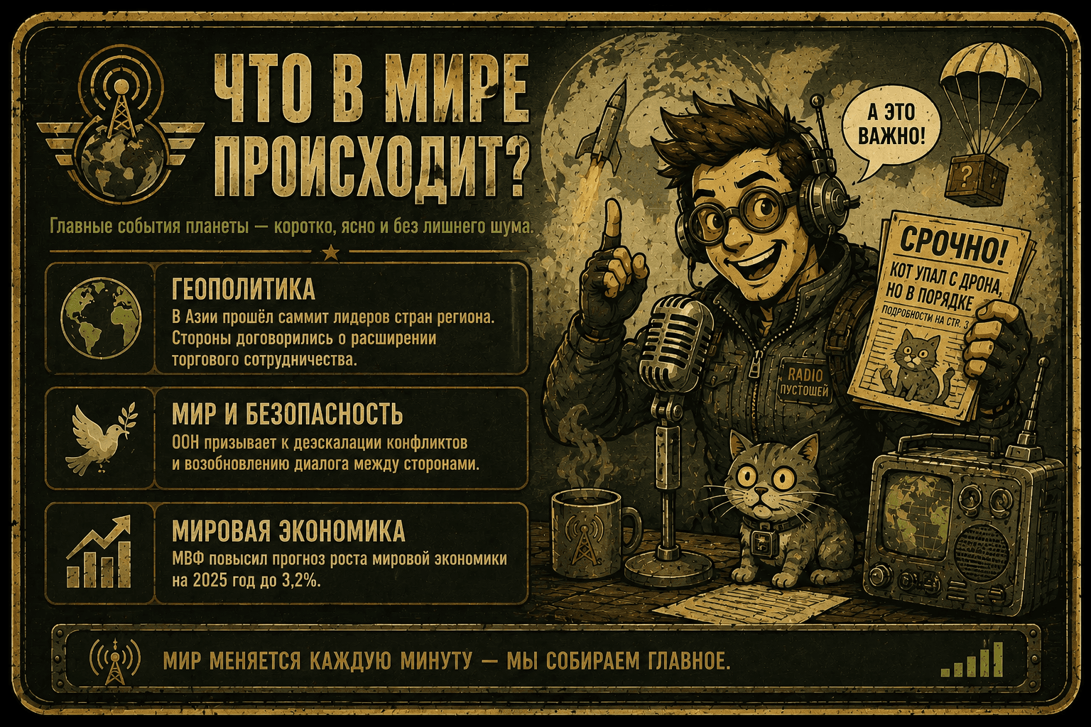 Сигнал · Мир — что происходит в мире: глобальные события и тренды.